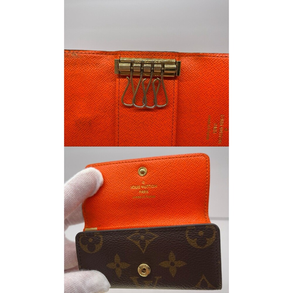 Louis Vuitton Monogram Multicles 4 Ring Key Case Brown – Authentic LV /69 - Picture 5 of 9